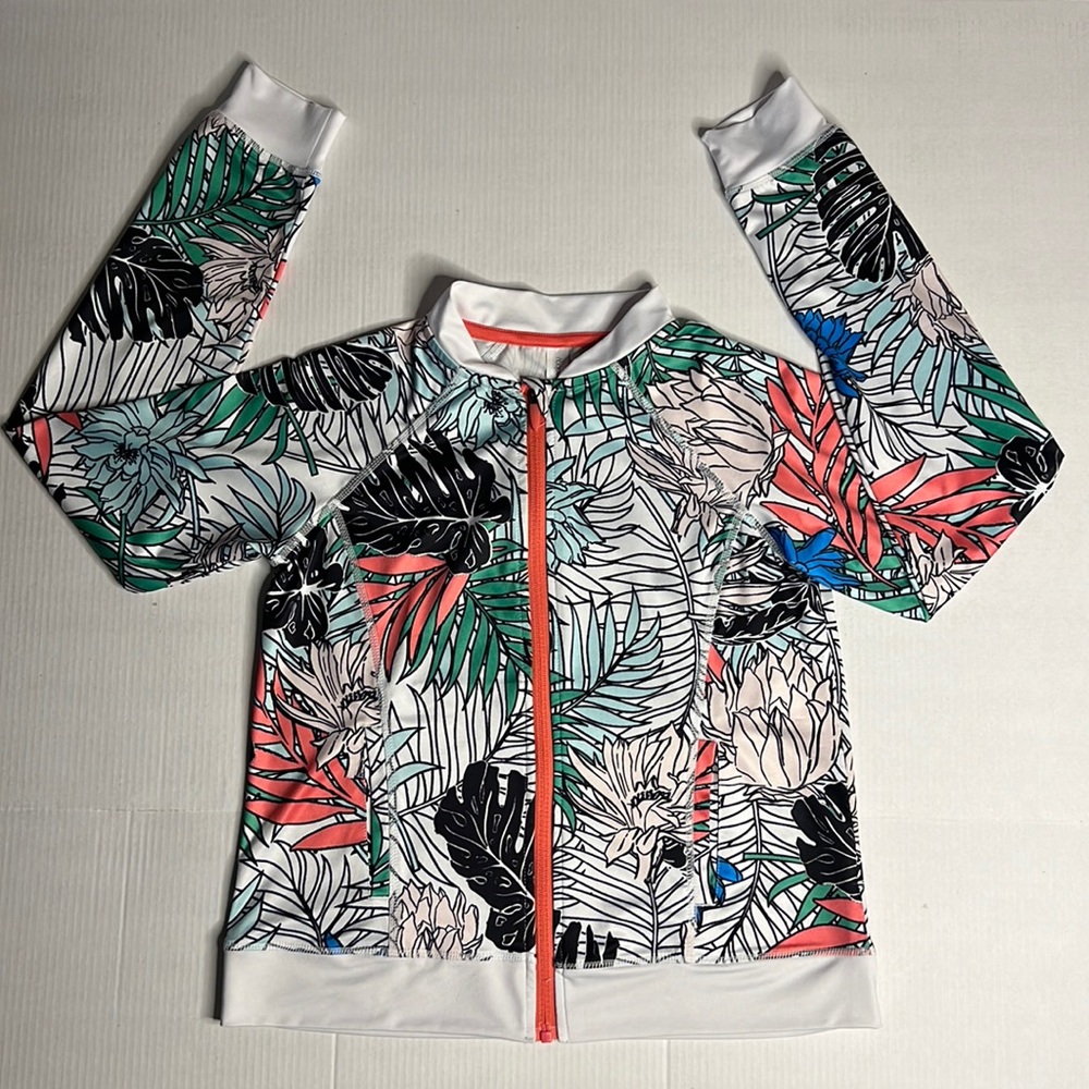 ✅Kids Girl Ideology Printed Zip Up Sweater Top
